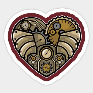 Heart - Steampunk Sticker